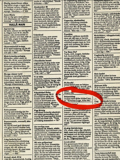 Titeldetaljer för Bekantskap önskas med äldre bildad herre av Kristina Lugn - Tillgänglig